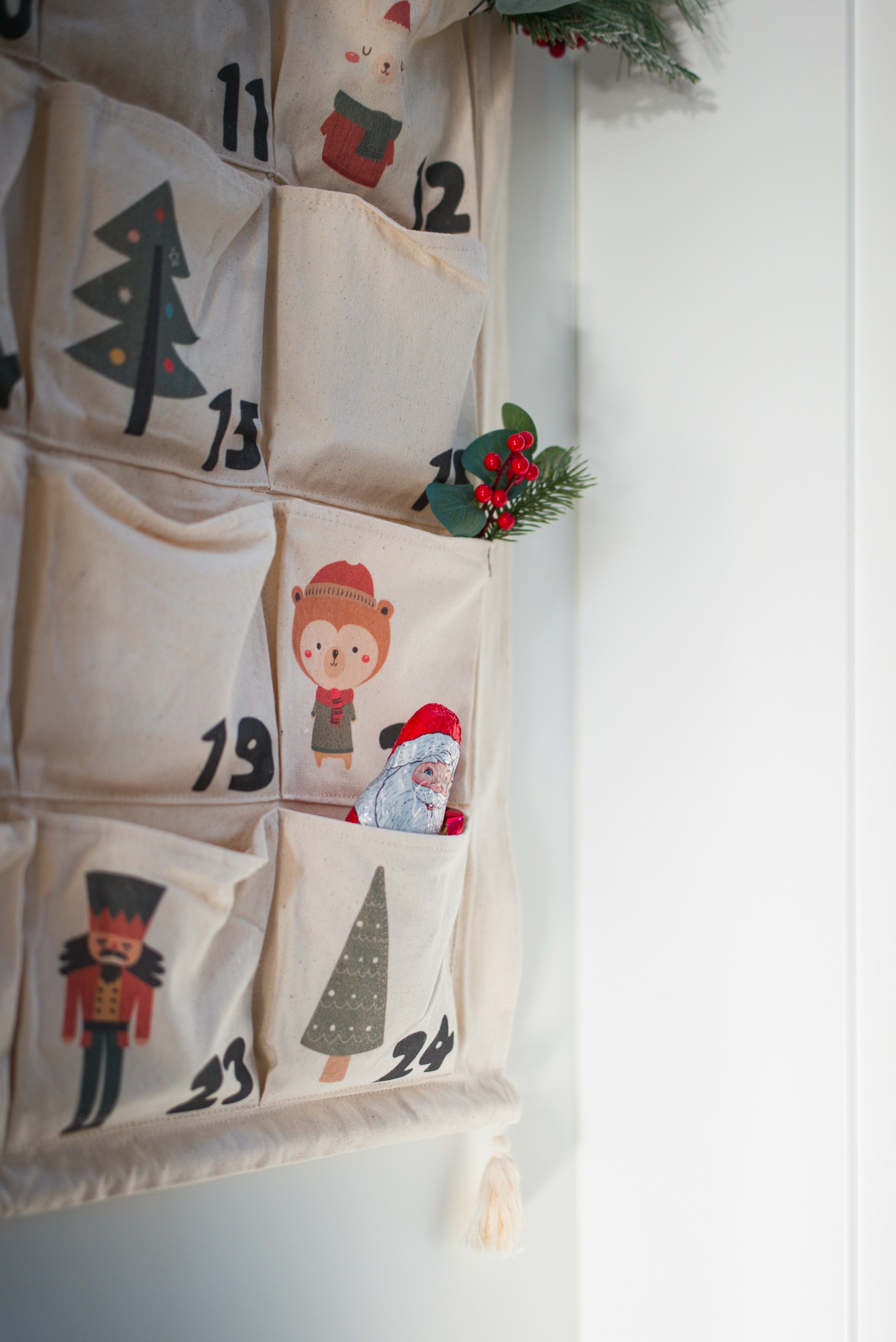 Vakker hjemmelaget julekalender