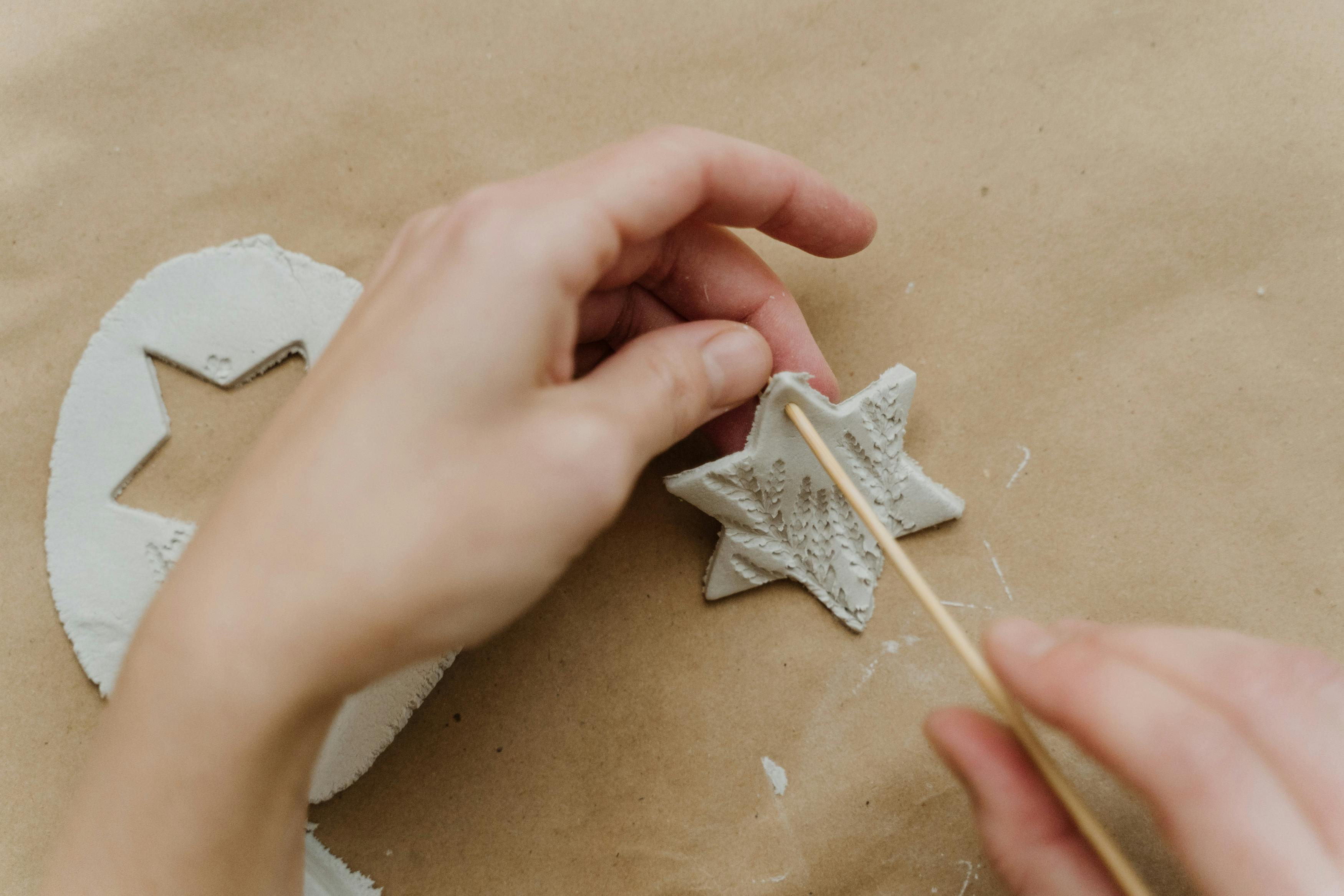 Lage papirstjerne pynt